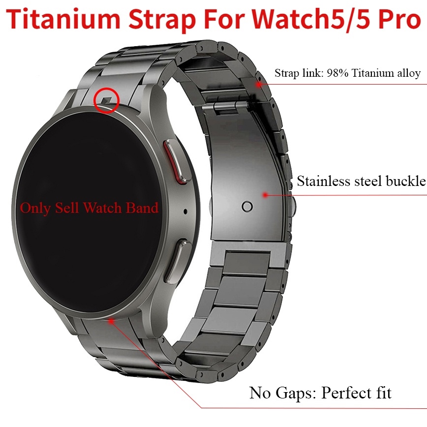 galaxy watch titanium band