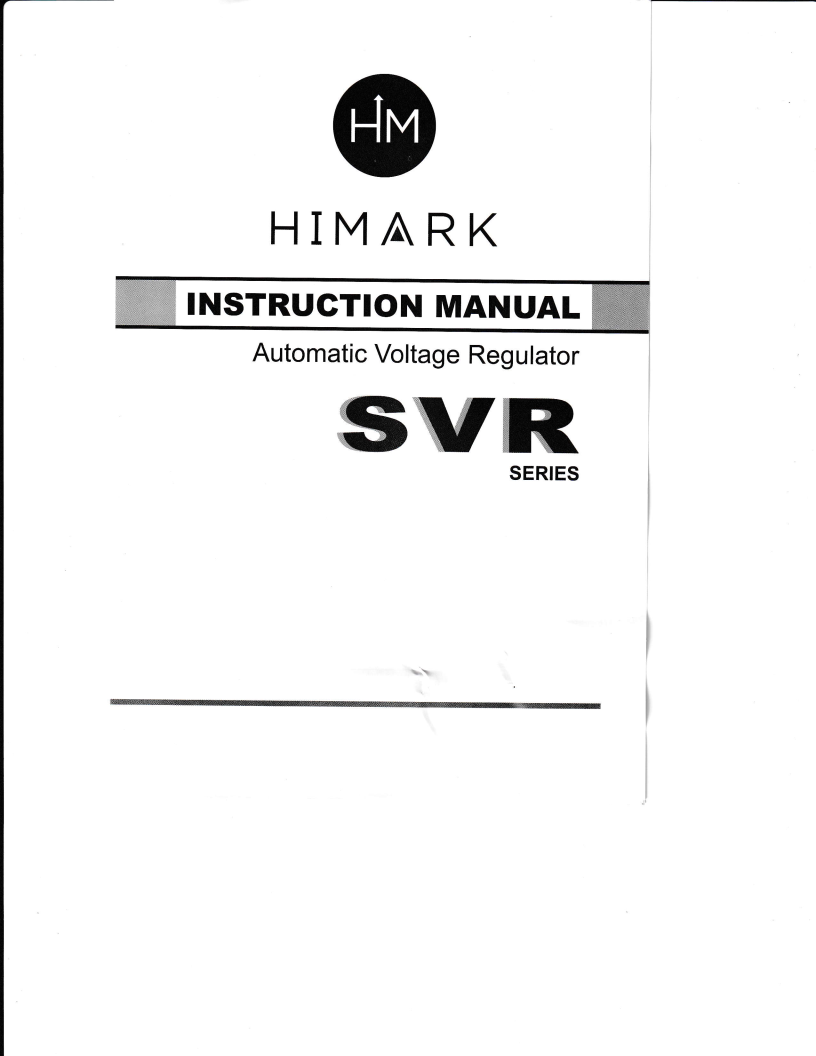 Himark Svr 1000va Servo Motor Type Automatic Voltage Regulator Avr 800 Watts Maximum Load With 1 Year Warranty And Free Fuse Lazada Ph