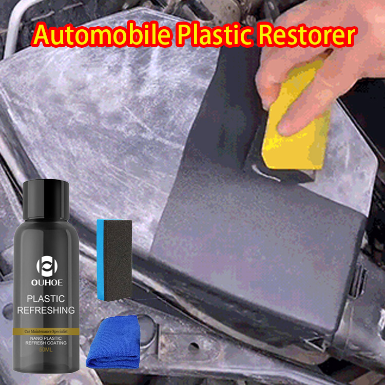 Rayhong Crystal Coating for car plastic parts Crystal Coating car products  set liquid Motorcycle cleaning kit set shine sponge Car Plastic renovation  restorer retreading agent scratch remover shine Car Interior Plastic cleaner