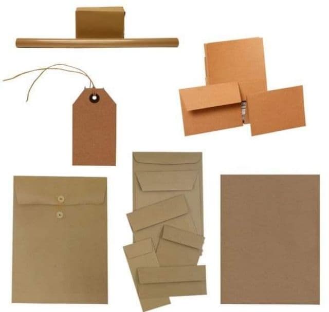 30-100pcs 150gsm Short/A4/Long/Legal Kraft Brown Paper, Printable Paper for  Invitation, Paper Bag, Paper Pouch, Labels, Tag and DIY Projects in  Short/A4/Long Sizes