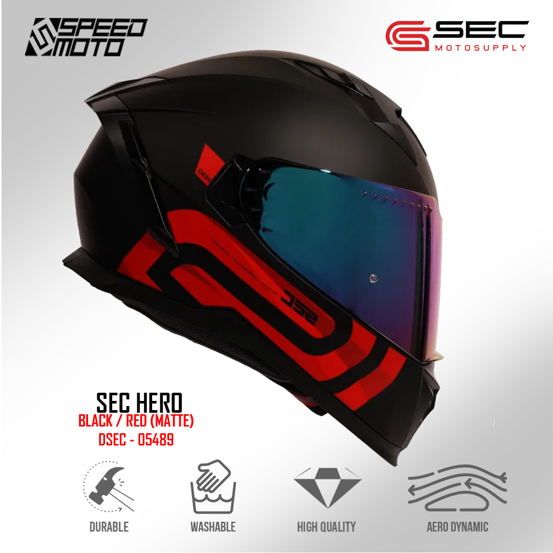 Sec hot sale helmet design