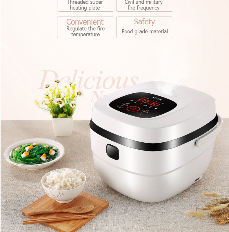 voltage: 220V Smart rice cooker 5L Rice Cooker Multi-Function Rice Cooker  Square modern rice cooker