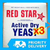 Red Star Active Dry Yeast for Baking Bread and Pizza