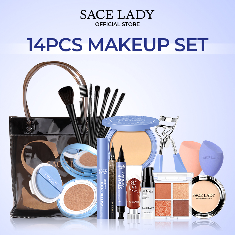 Discount on Sace Lady  shoes - SKU: （delivery In 3 Days）sace Lady Waterproof  Make Up Set Waterproof Bb Cushion +oil Control Powder+eyes