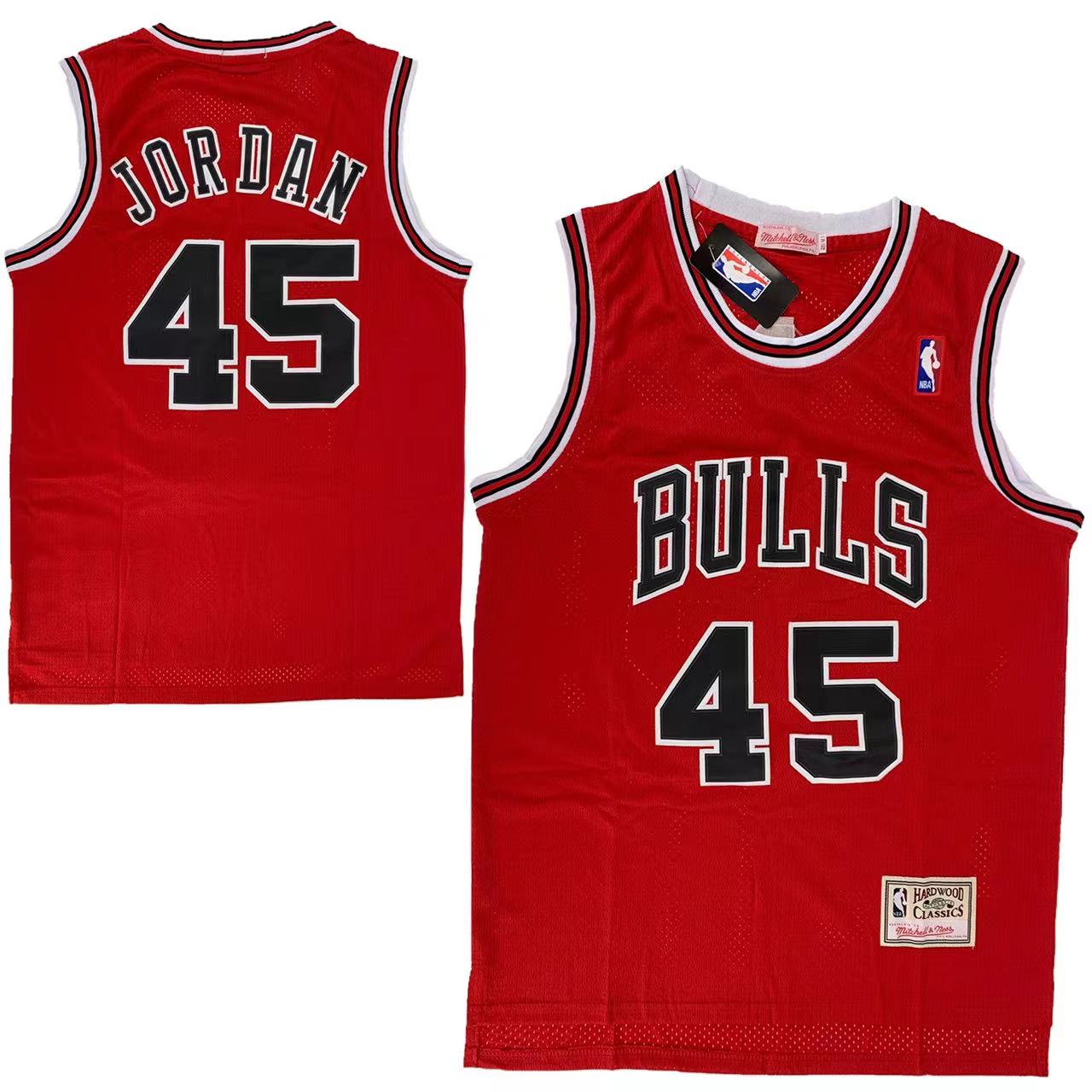 MICHAEL JORDAN Autographed & Embroidered 1995 Chicago Bulls #45 Red  Authentic Mitchell & Ness Jersey UDA - Game Day Legends