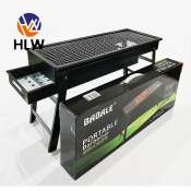 Portable Charcoal BBQ Grill for Outdoor Camping and Picnics