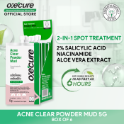 OXECURE 2% Salicylic Acid Acne Clear Powder Mud 5g