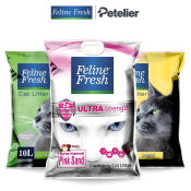 Feline Fresh Pink Clumping Cat Litter, 10L - Dust-Free