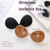 Invisible Front Buckle Silicone Bra - Enhanced Breathable Bodywear