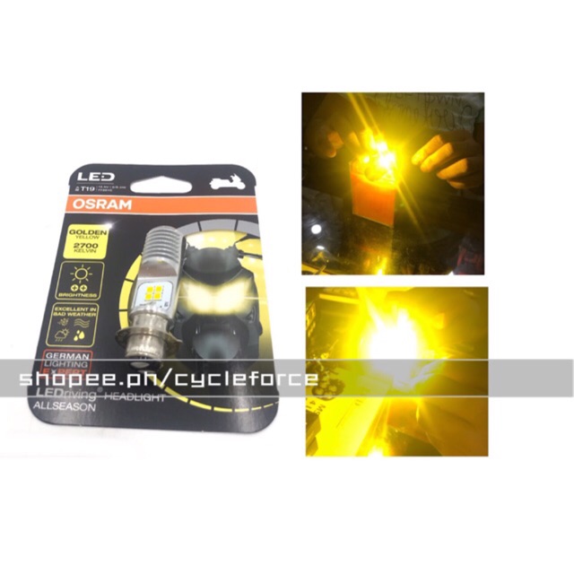 osram t19 yellow