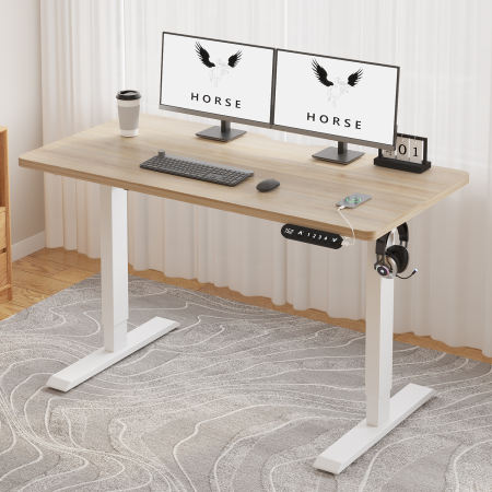 BilBil 48" Electric Height Adjustable Standing Desk with Wheels