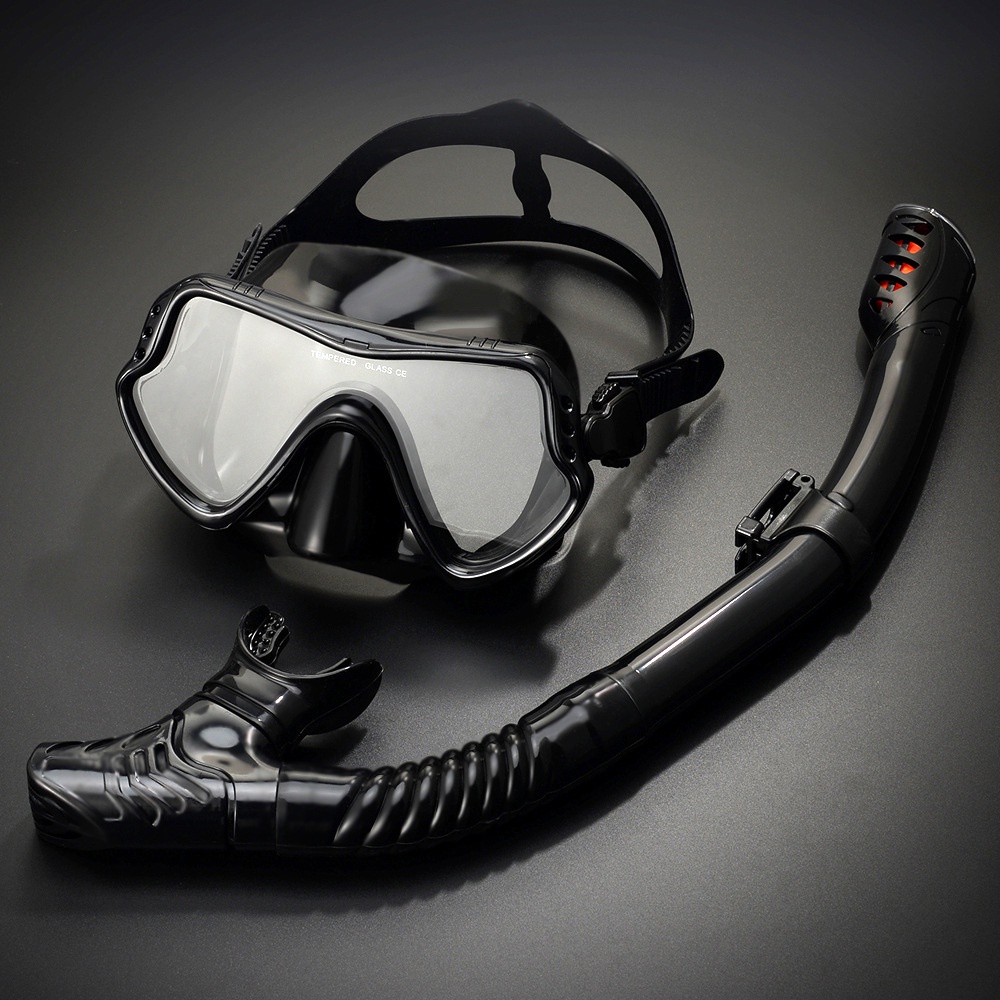 Professional Snorkeling Set Anti-Fog Silicone 