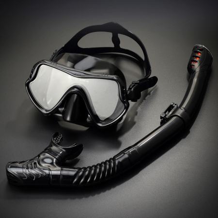 Anti-Fog Scuba Snorkel Mask Set - 