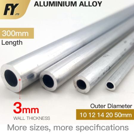 FUYI Aluminum Tubes, Various Sizes, Zero Cutting Available