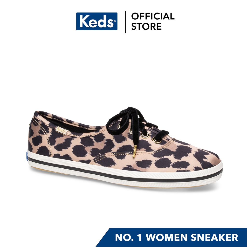 Keds Champion Katespade Leopard Satin Women's Sneakers (Tan Multi)WF61659 |  Lazada PH