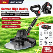 Portable Cordless Lawn Mower - 48V Lithium Battery Trimmer