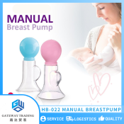 Manual Breast Pump for Newborn Feeding - Large Cylinder Collector