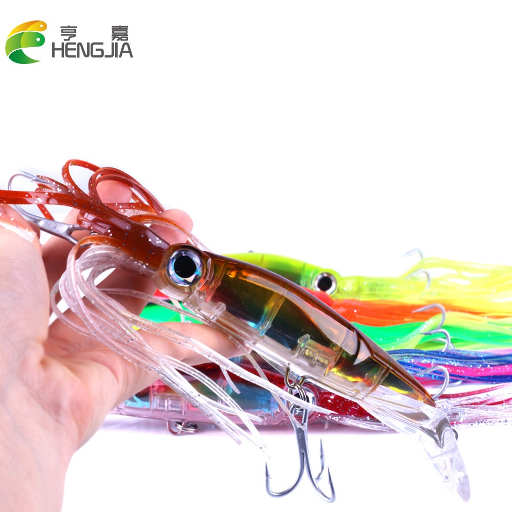 Hengjia Fishing Lures 8cm/8.5g Artificial Fishing Lure Hard Crank Bait  Wobbler Tackle Hook