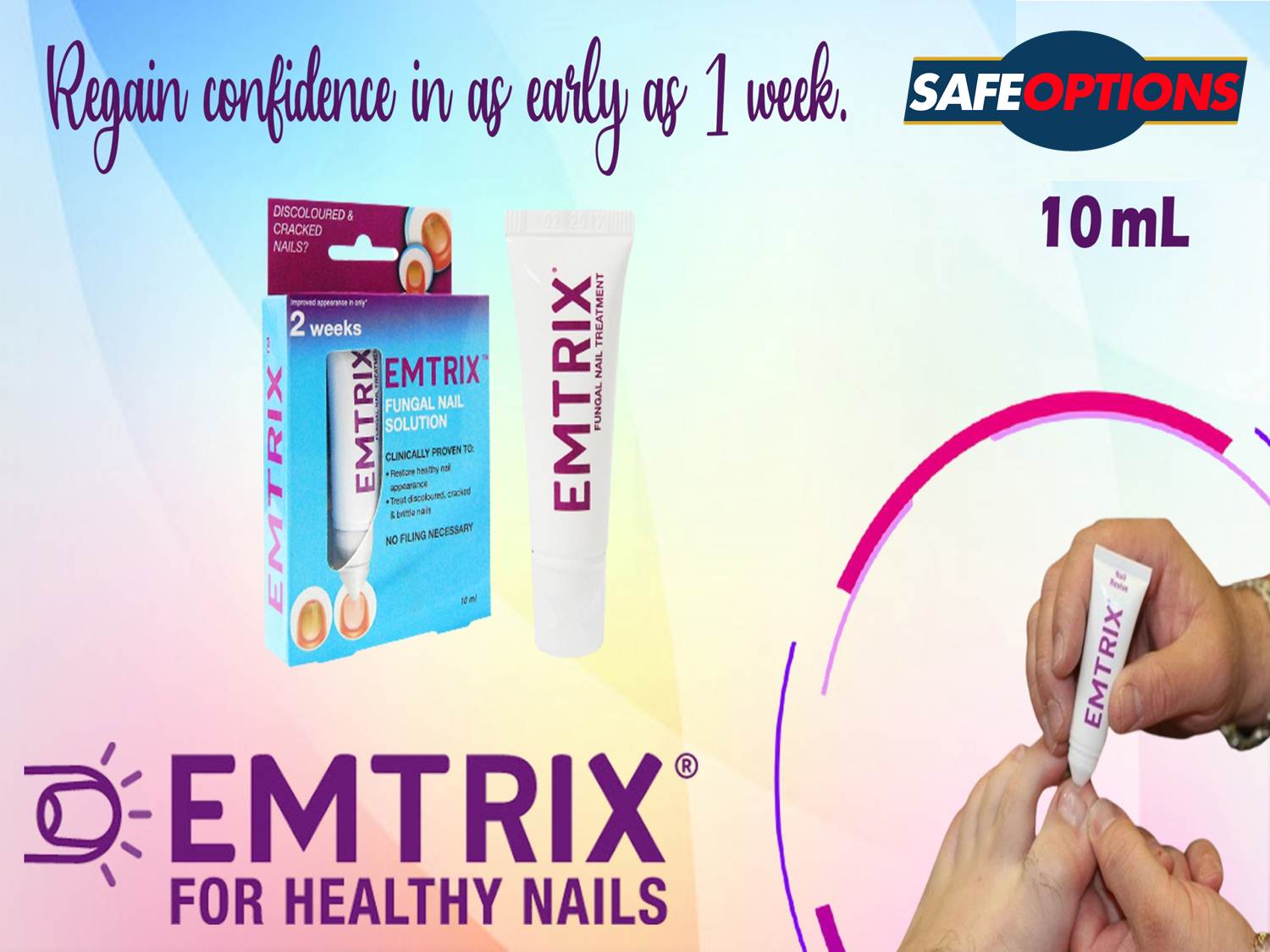 Emtrix Fungal Nail Treatment - YouTube