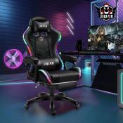 E-sports Chair Leather Game Chair Ergonomic Computer Chair Led Light with E-sports Chair