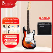 ST Beginner Electric Guitar, Sale 2023, All Basswood, Hex Wrench