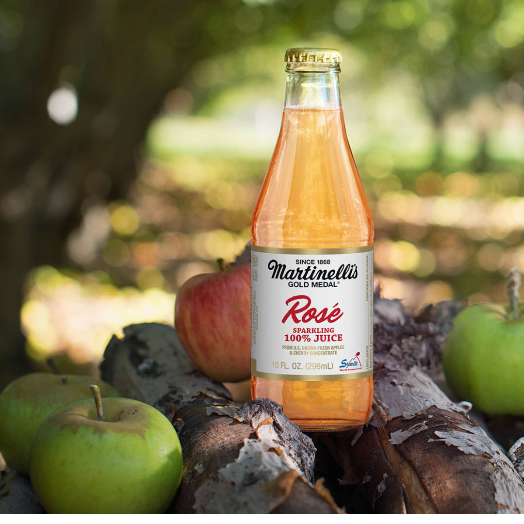 Rose Sparkling Cider Martinelli's Rose Martinellis Sparkling