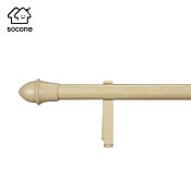 Socone Curtain Rod Extendable Woodlike 48in.-84in. 408B