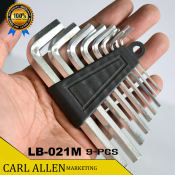 Rust Resistance Allen Wrench 9 Pieces by