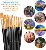 Artist Paint Brushes Set - Professional Supplies - Wholesale School