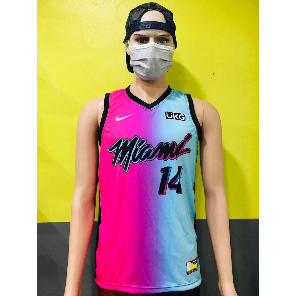 1. New NBA Jersey DESIGN - FULL SUBLIMATION JERSEY - MIAMI HEAT - N03