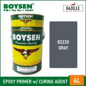 Boysen Epoxy Primer Gray B2230 - 4L w/ Curing Agent