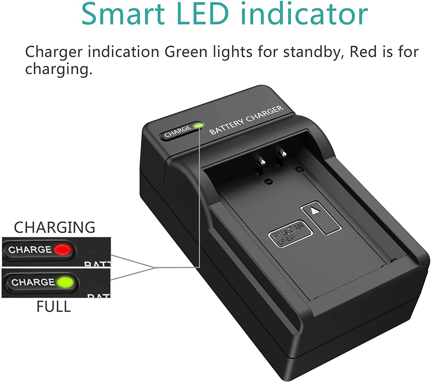 Pxel Canon LC-E10 Replacement Battery Charger for Canon LP-E10 Lithium – JG  Superstore