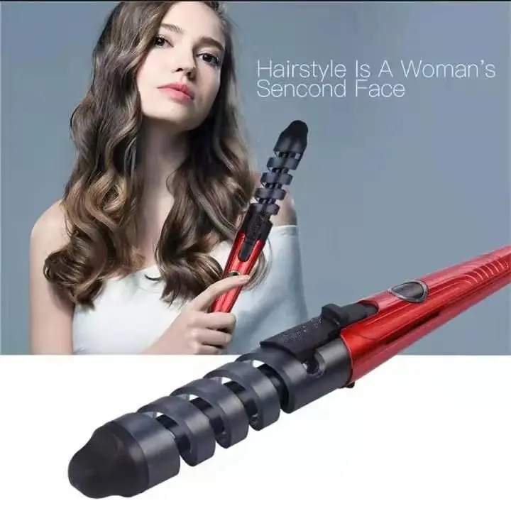 spiral hair curling wand