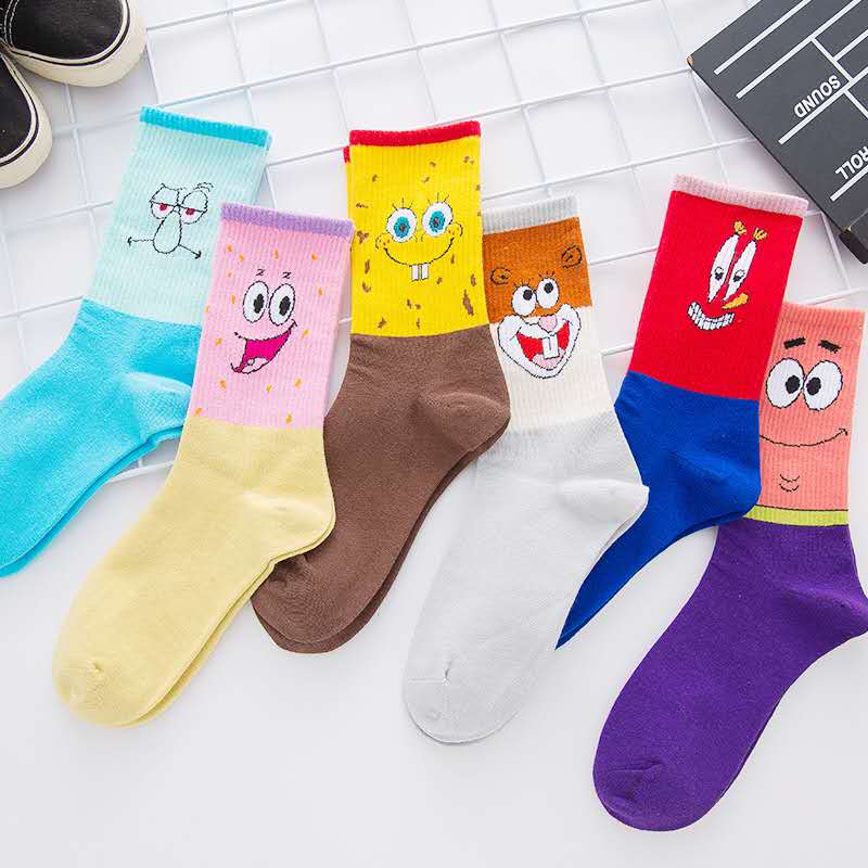 spongebob basketball socks