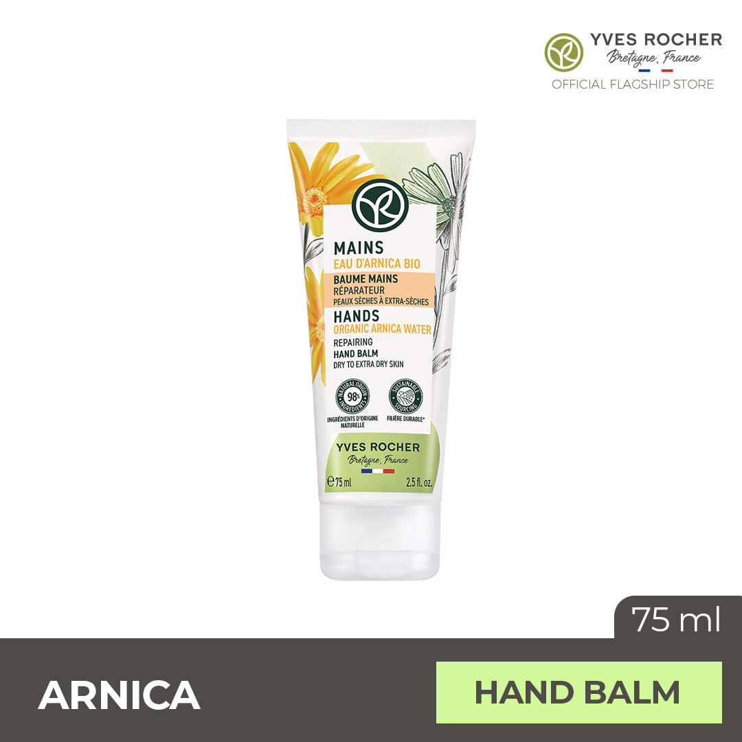 Yves Rocher Hand Cream Natural, Silicone Free, 30Ml Moisturizing