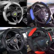 Universal Non-Slip Sports Car Steering Wheel Cover