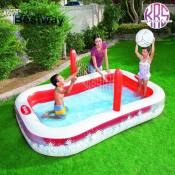 Bestway Red Star Inflatable Pool Volleyball Set for Kids