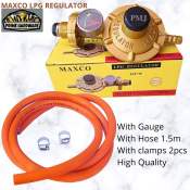 Maxco LPG Regulator with Gauge and Free Hose Set