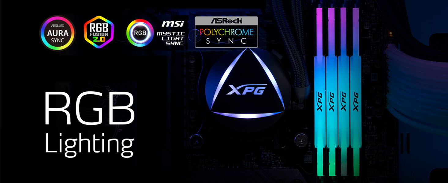 Adata AD-AX5U5200C3816G-DCLARBK-BOX XPG LANCER RGB DDR5 5200Mhz