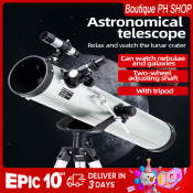 Outdoor Monocular Astronomical Telescope with Tripod for Beginners, F36050M/F70060