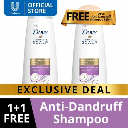 Dove Anti-Dandruff Shampoo: Buy 1 Get 2nd 50% Off