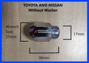 Toyota Nissan Suzuki Magwheel Lug Nuts (Without Washer)