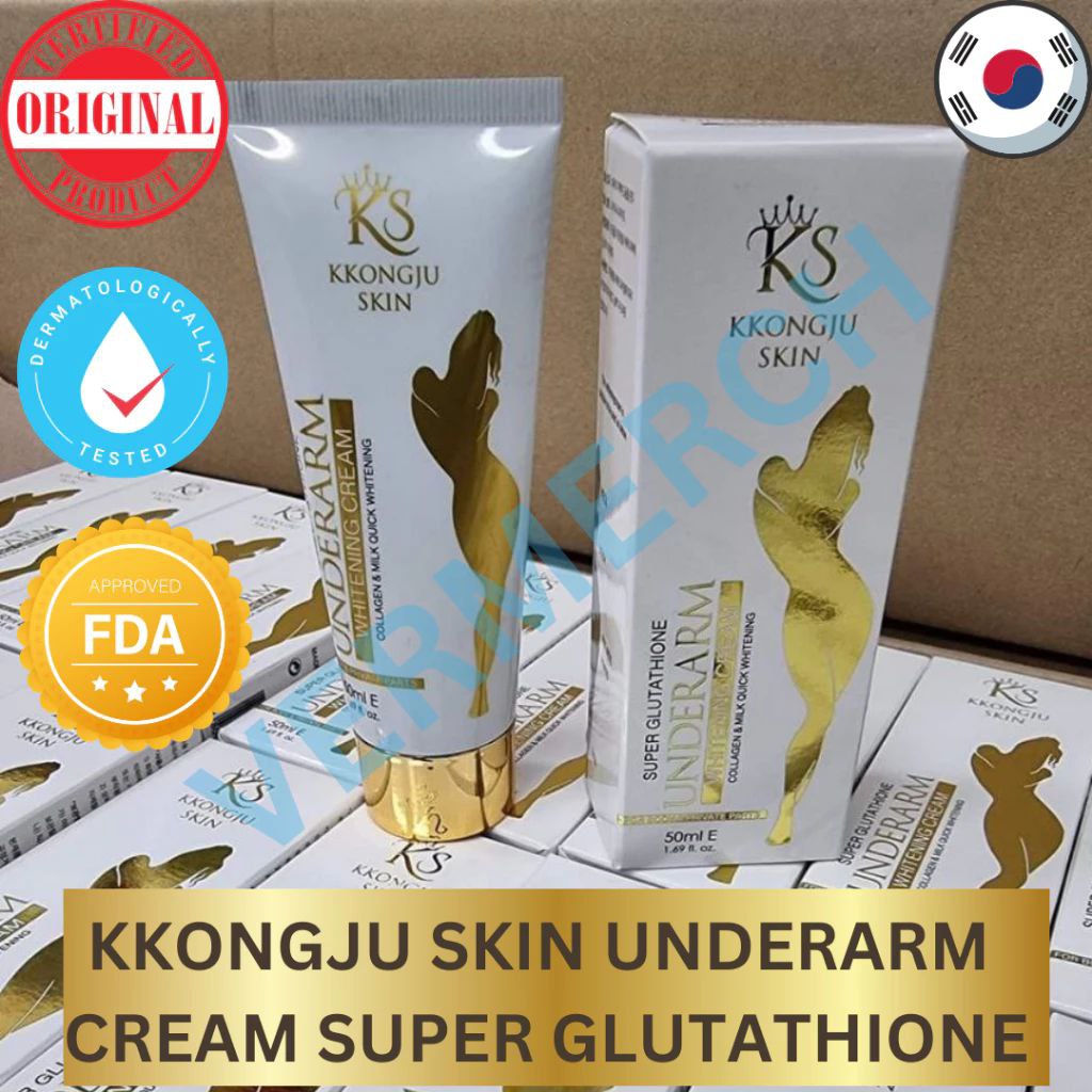 ks super glutathione whitening cream Authentic KS Glutathione White Plus+ for Skin Whitening and Brightening from Korea (32 Tablets) KS Underarm Cream Vita UV Sun Cream Collagen and Whitening Soap and Acne Soap White Plus