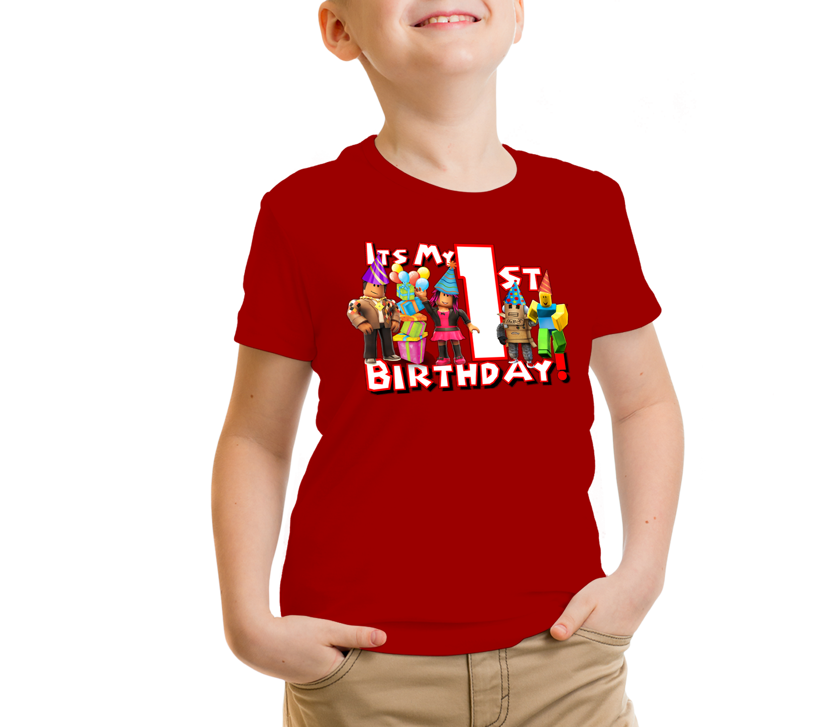 Roblox T-shirt Roblox Birthday Party Tee Roblox Custom