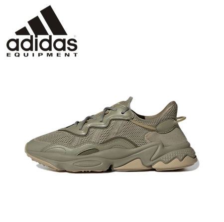 2023 New adidas brand ozweegosuccession Men's professional training shoes Women's casual sports running shoes green