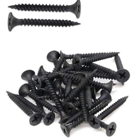 Gypsum Black Self-Tapping Screws for Wood and Metal