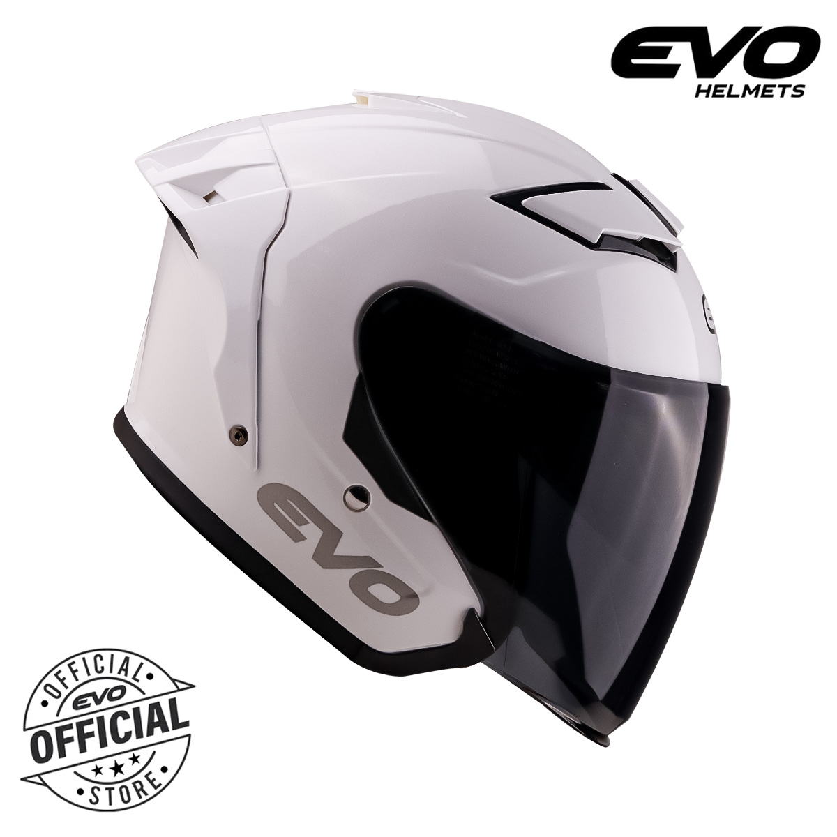 EVO TR-X Half Face Dual Visor Helmet with Clear Lens