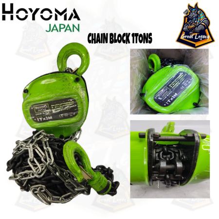 Original Hoyoma Japan 1,2,3&5 Ton Chain Block