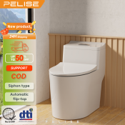 Ceramic Automatic Toilet Bidet Set by Pelise