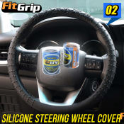 Silicone Fitgrip Steering Wheel Cover for Cars